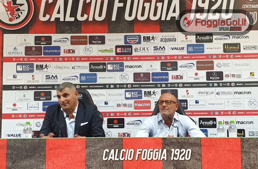  Foggia Calcio, si presenta Vincenzo Maiuri
