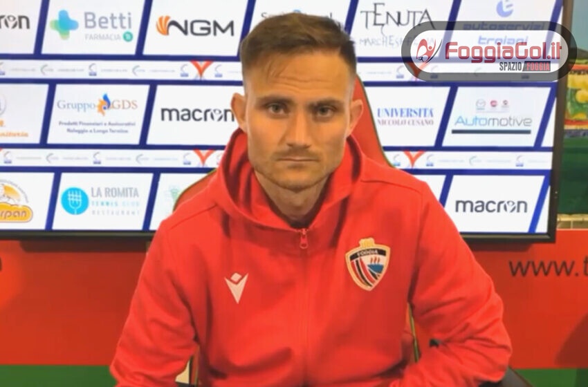  Agostinone: “Siamo il Foggia e cercheremo di cambiare il trend nell’immediato”