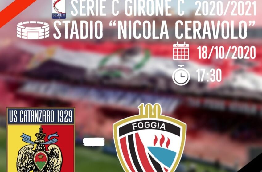  Catanzaro-Foggia, la prima di tre gare terribili. In settimana novità a livello societario?