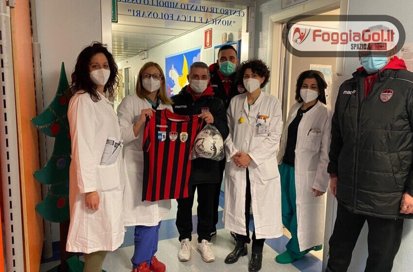  L’Accademia Calcio Foggia 1920 al fianco dei bambini del Reparto Oncoematologia degli Ospedali Civili di Brescia