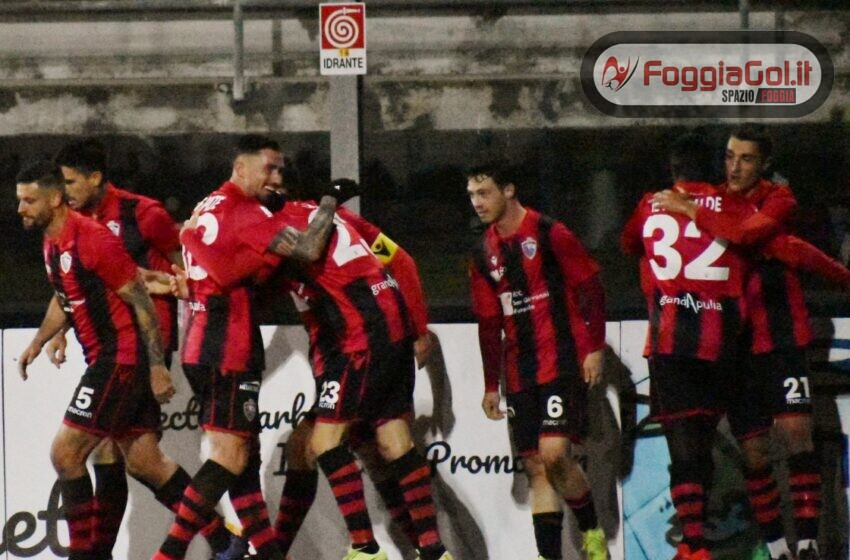  E’ super Foggia! Passa anche a Monopoli con una prova di carattere e centra la terza vittoria consecutiva (2-3)