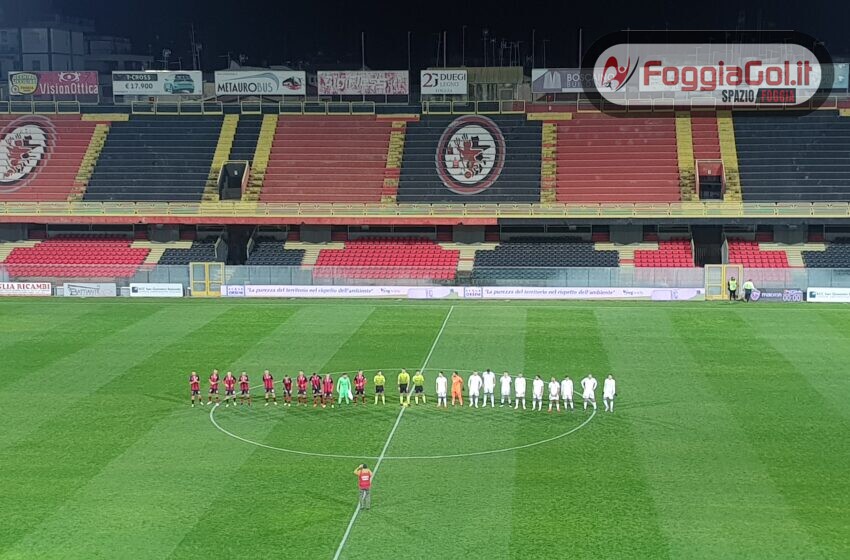  Foggia-Juve Stabia 1-1 risultato finale