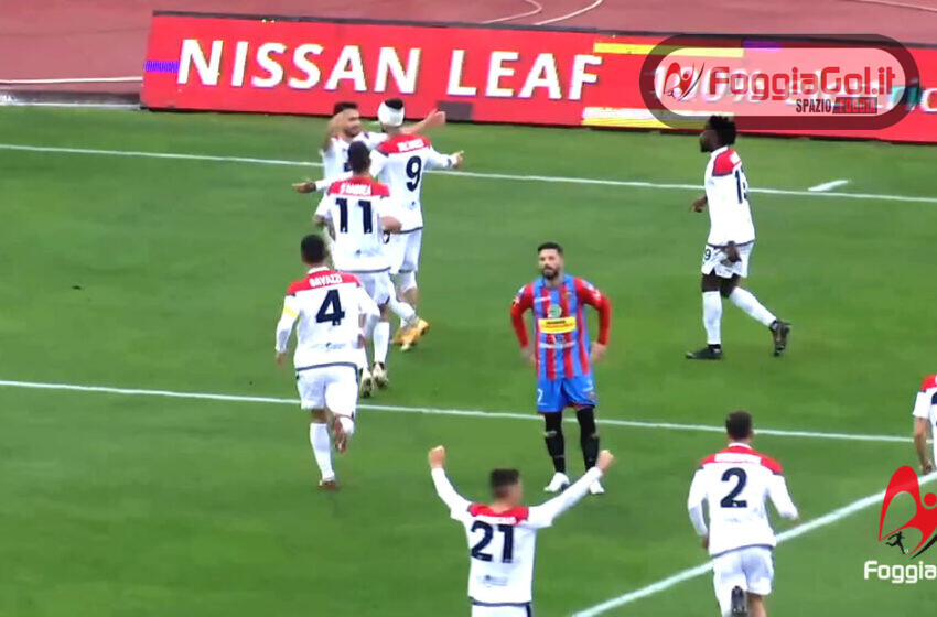  Catania-Foggia 2-1 risultato finale