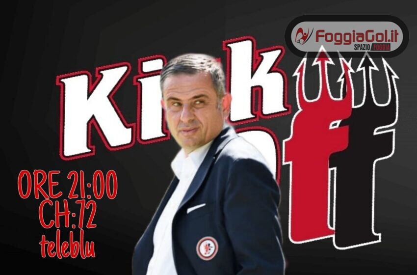  Ninni Corda ospite a Kickoff questa sera su Teleblu