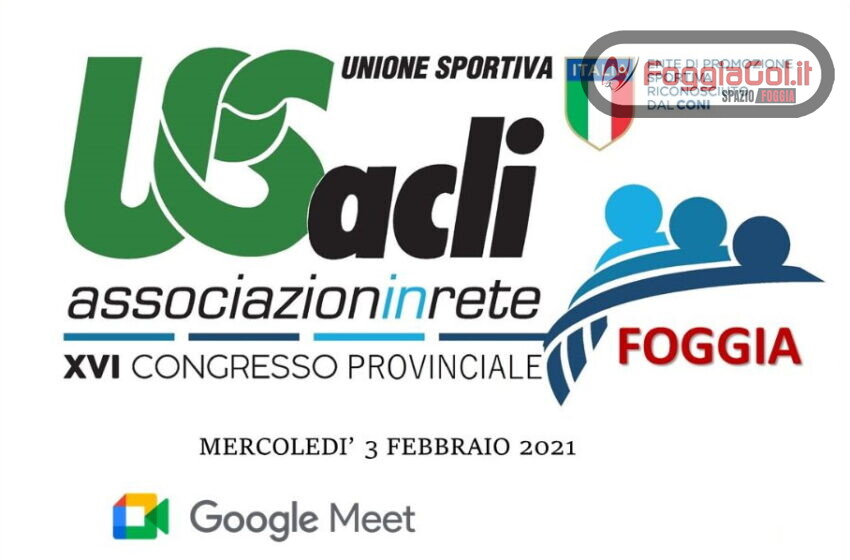  Tiziano Errichiello confermato Presidente Provinciale dell’Unione Sportiva ACLI Foggia