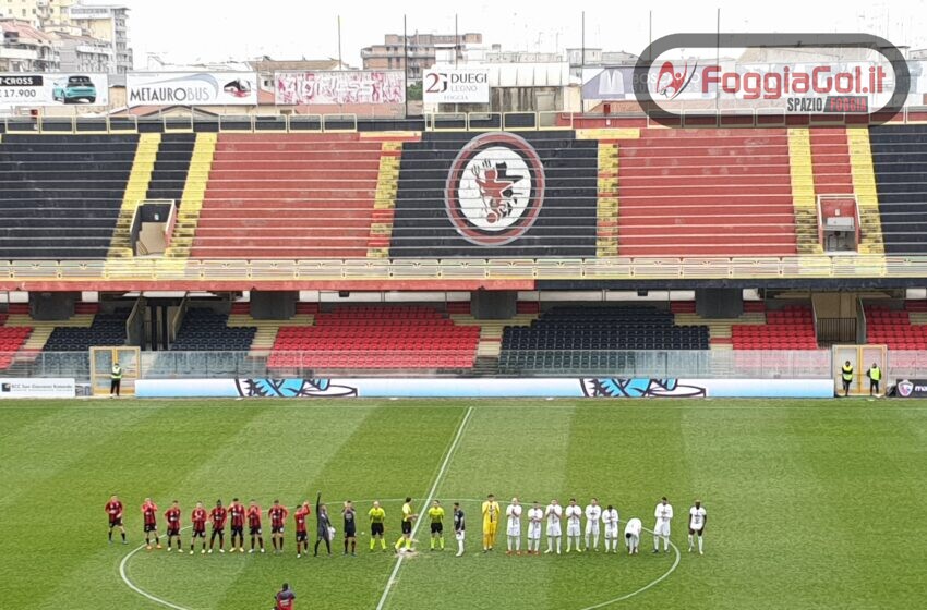  Foggia-Viterbese 1-1 risultato finale