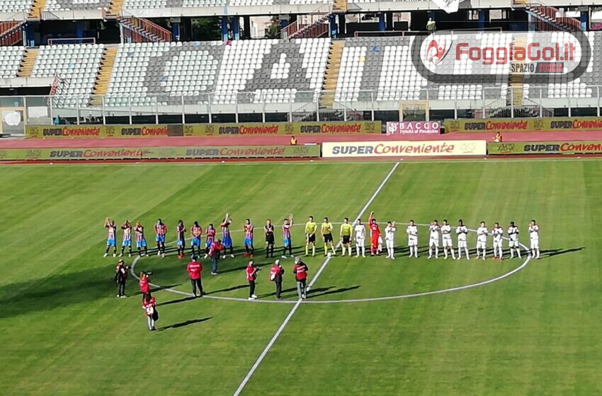  Catania-Foggia 1-3 risultato finale