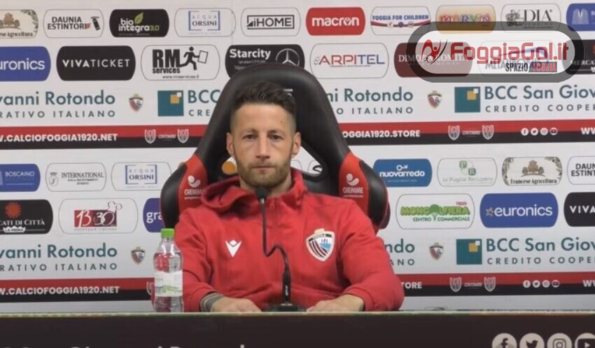  Salvi: “Nei playoff dobbiamo onorare la maglia del Foggia”