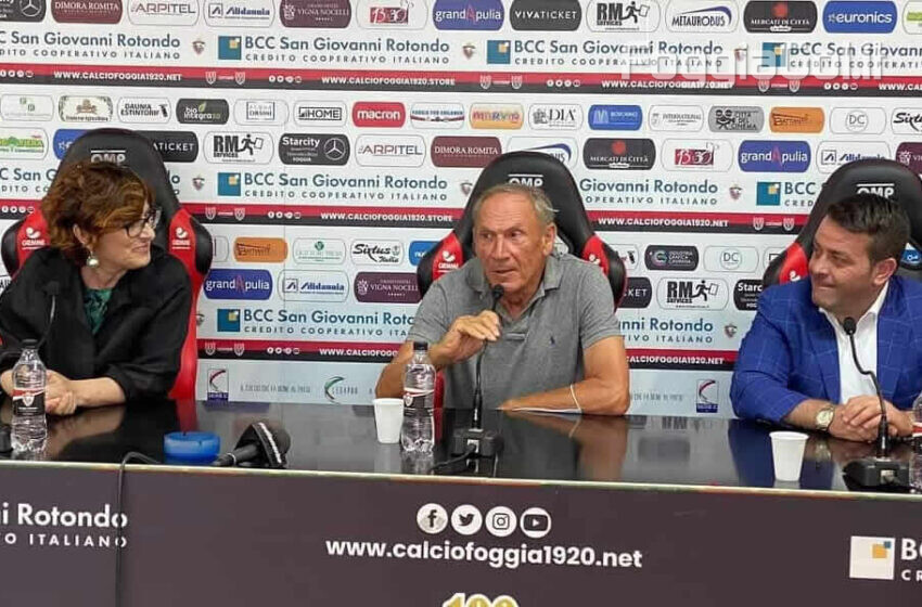  Zdenek Zeman torna a Foggia. Conferenza stampa di presentazione