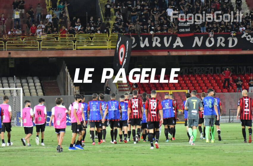  Le pagelle del Foggia: Sciacca migliore in campo, Petermann sbaglia tutto