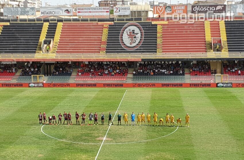  Foggia-Juve Stabia 1-1 risultato finale