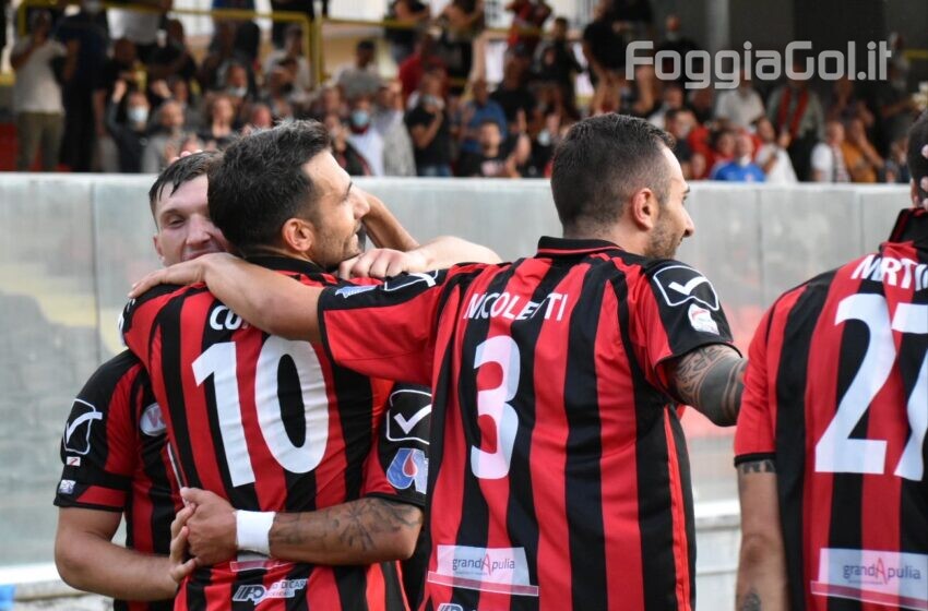  Vittoria del Foggia sul Potenza, i rossoneri segnano 4 gol allo Zaccheria