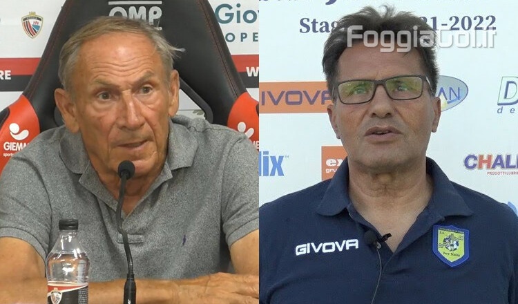  Foggia-Juve Stabia match clou di giornata. Zeman e Novellino esperienza e magia a confronto