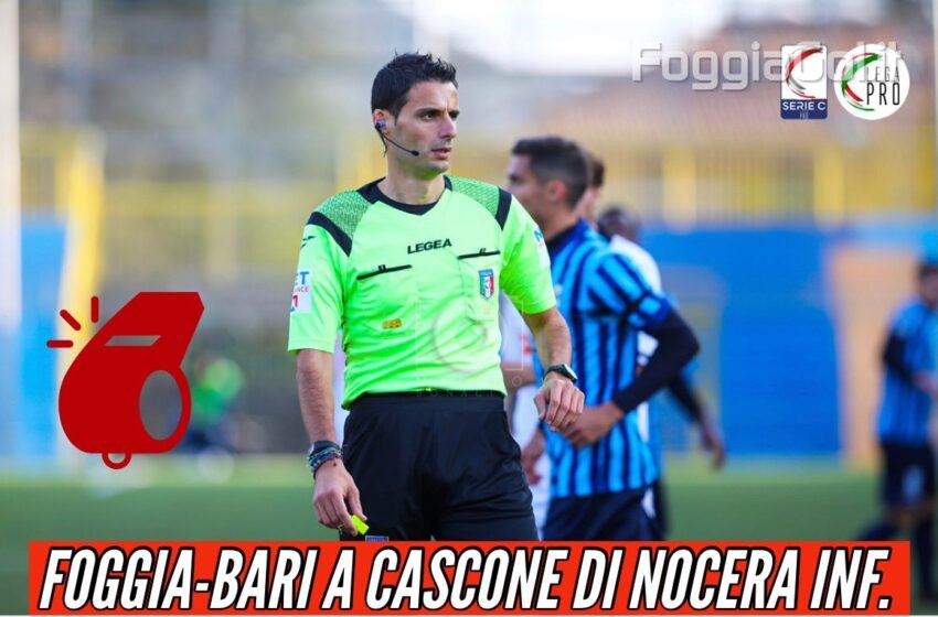  Foggia-Bari affidata a Cascone di Nocera Inferiore