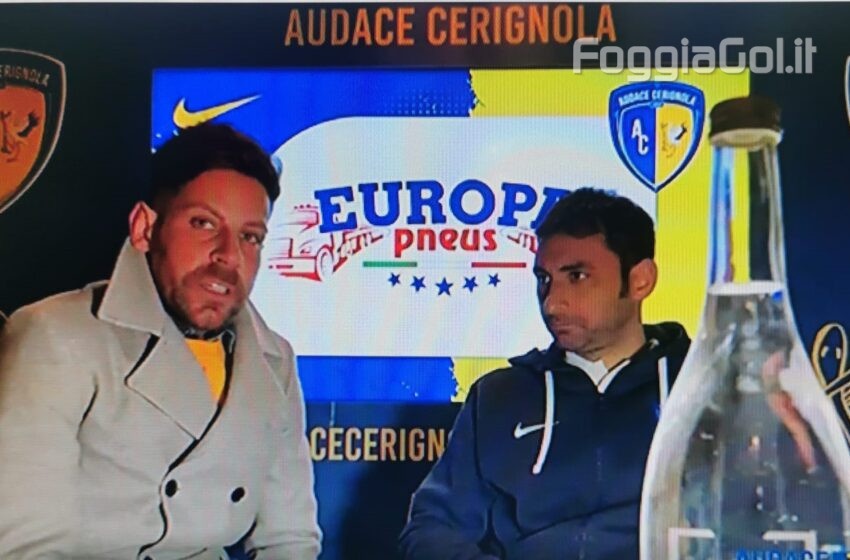  Mister Pazienza nel dopo gara contro il Casarano