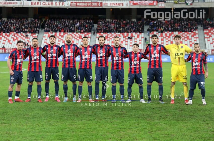  L’avversario di turno: il Taranto di mister Laterza