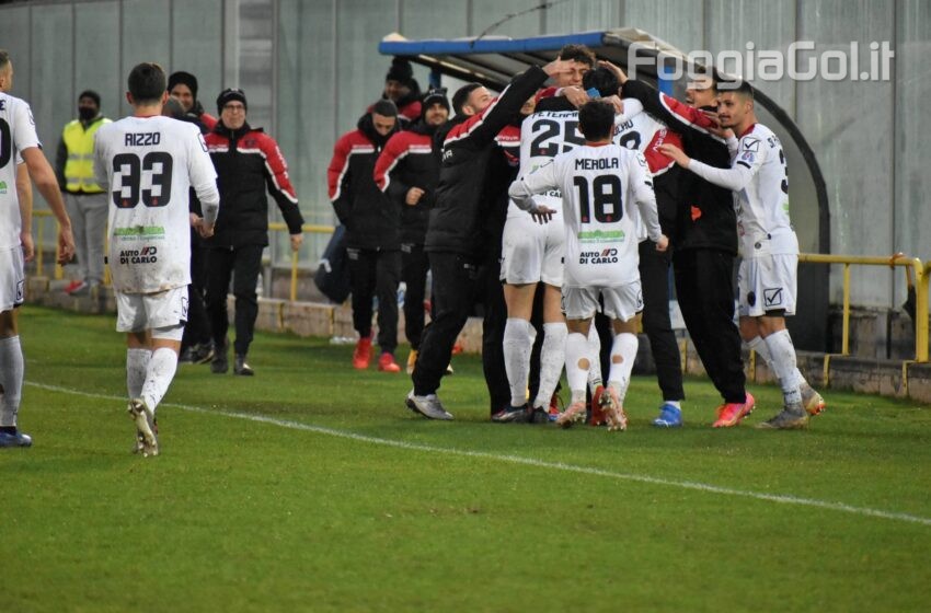  Il Foggia non riesce nell’ impresa della quinta vittoria consecutiva