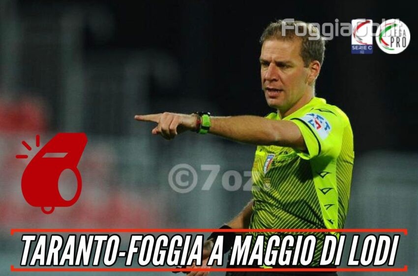  Taranto-Foggia affidata a Maggio di Lodi