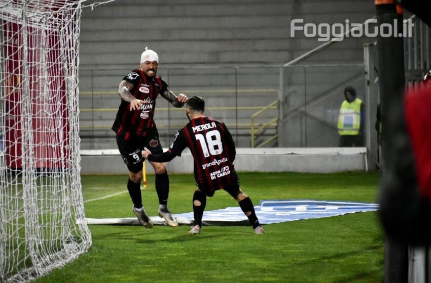  Vittoria del Foggia allo Zaccheria con doppietta di Ferrante e gol di Petermann
