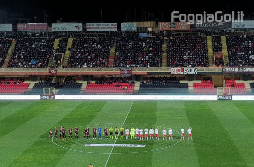  Foggia-Catanzaro 2-6 risultato finale