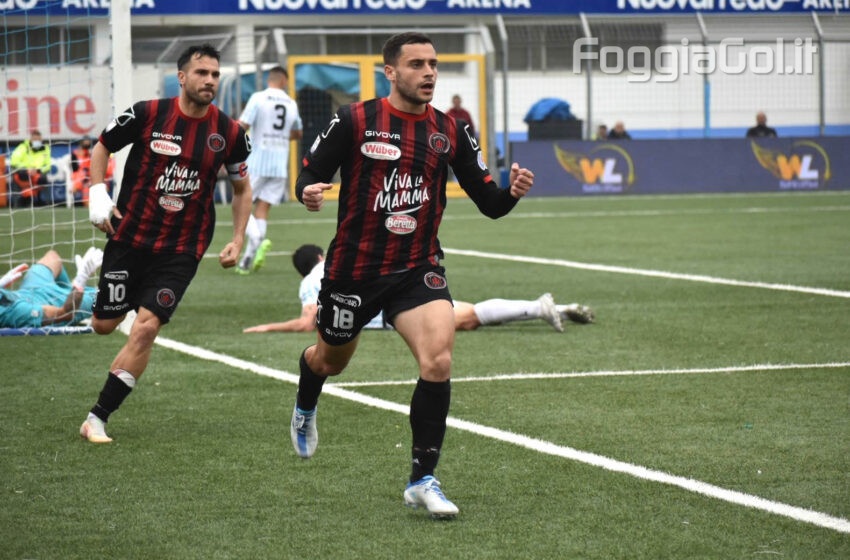  Un Foggia tutto cuore conquista un pareggio meritato