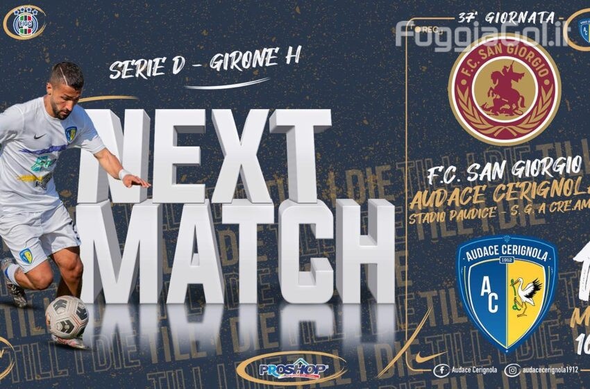  Mister Pazienza: “Andiamo a San Giorgio per onorare il campionato”