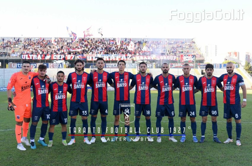  L’avversario di turno: il Taranto di mister Capuano