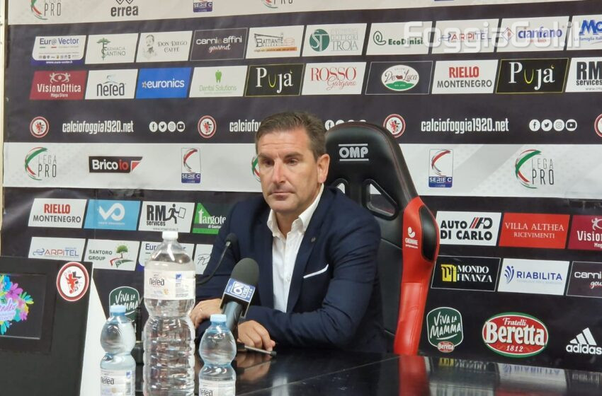  Colombo:” Complimenti ai miei ragazzi per il coraggio e la personalità mostrati questa sera a Foggia “