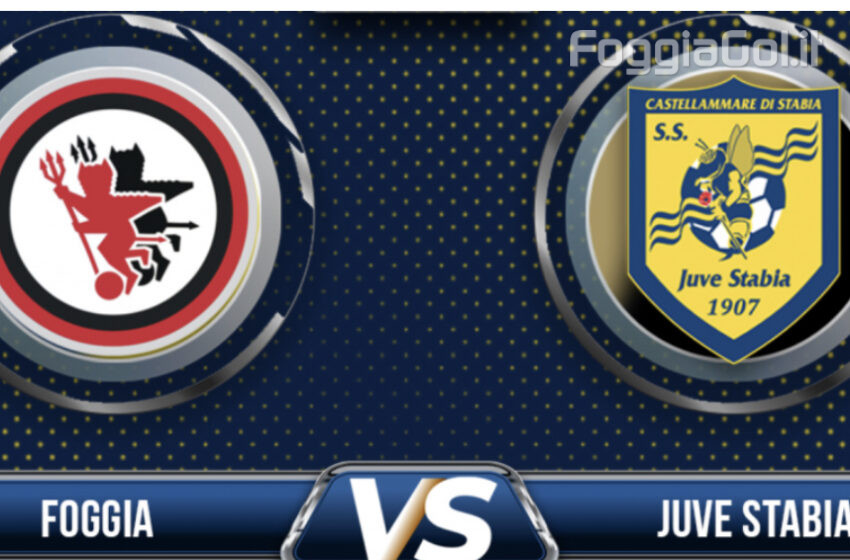  Foggia-Juve Stabia 3-0 risultato finale