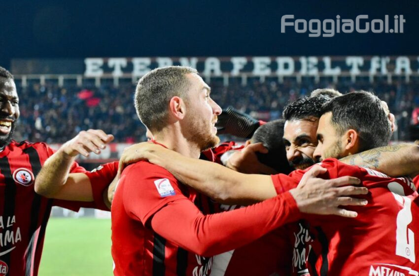  E il Foggia continua a vincere ! 2-0 al Taranto e quarto posto in classifica