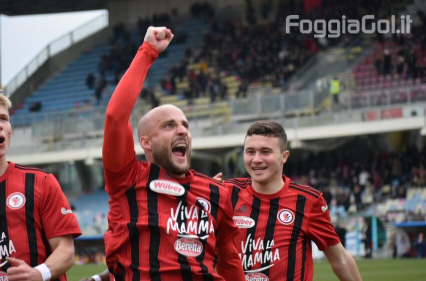  Prova di carattere e di forza del Foggia che schianta la Juve Stabia 3-0