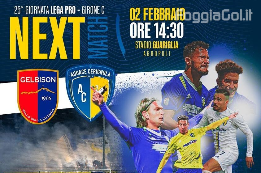  L’Audace Cerignola ad Agropoli per riscattare il periodo no