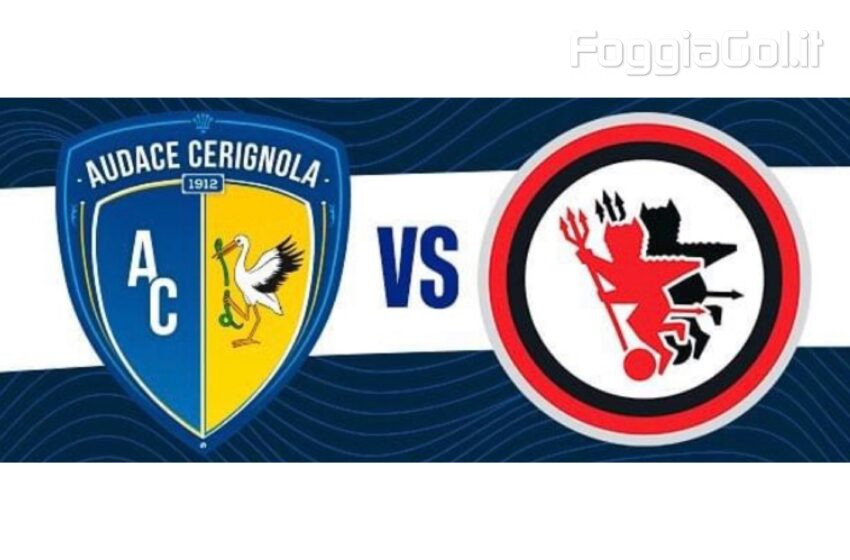  Audace Cerignola – Foggia 4-2 risultato finale