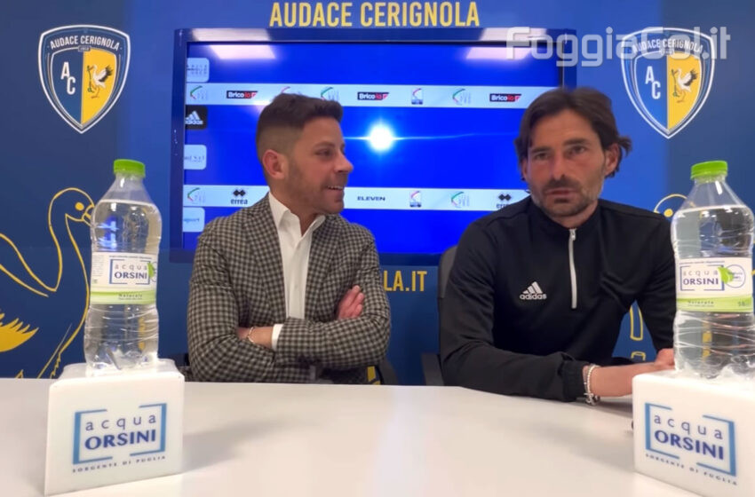  Mister Michele La Porta a poche ore da Az. Picerno – Audace Cerignola
