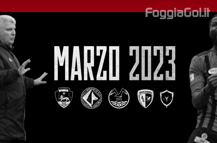  Match Schedule – Tutte le partite di Marzo 2023 dei Satanelli