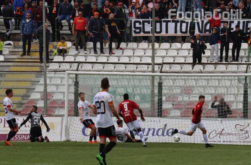  Un gol di Frigerio e tante occasioni sprecate. Il Foggia passa a Messina meritatamente (0-1)