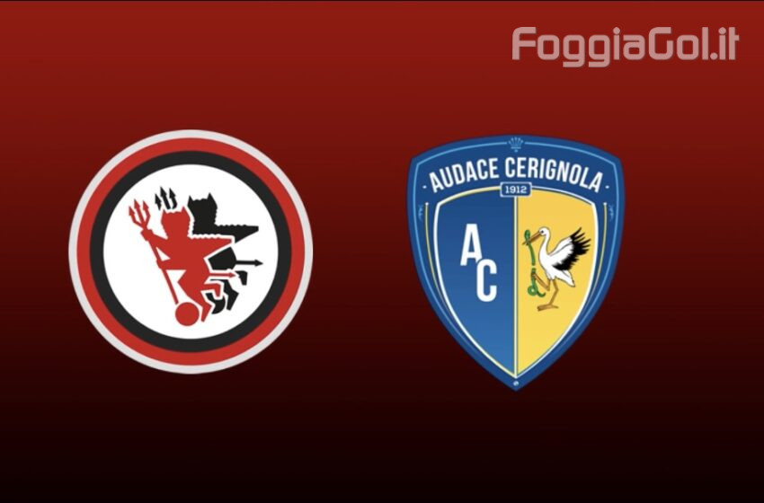  Foggia-Audace Cerignola 3-0 risultato finale (gara di ritorno primo turno fase nazionale playoff)
