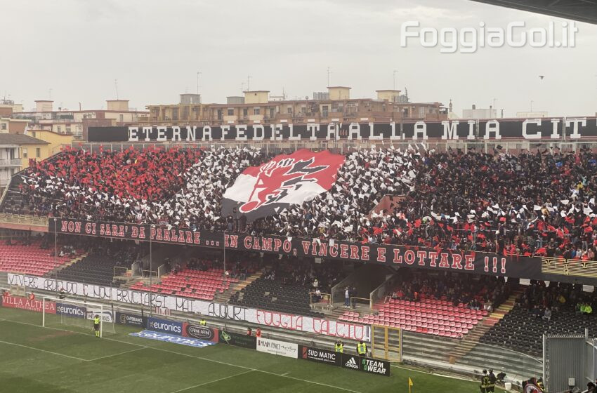  Foggia in silenzio… lo Zaccheria una bolgia!