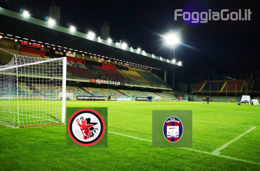  Foggia-Crotone 1-0 risultato finale (secondo turno fase nazionale playoff)
