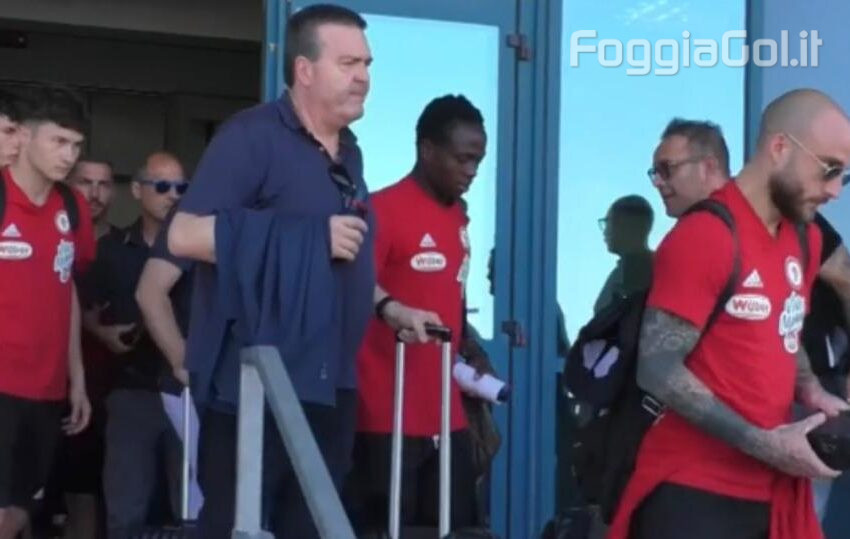  Il Foggia al gran completo ha fatto rientro in città. Domani parlerà in conferenza stampa Delio Rossi