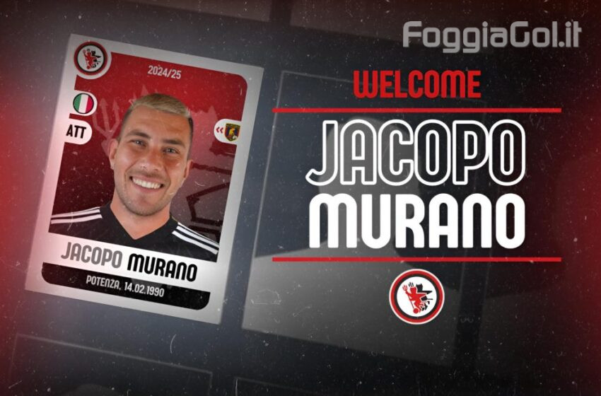  Jacopo Murano, il nuovo bomber del Foggia