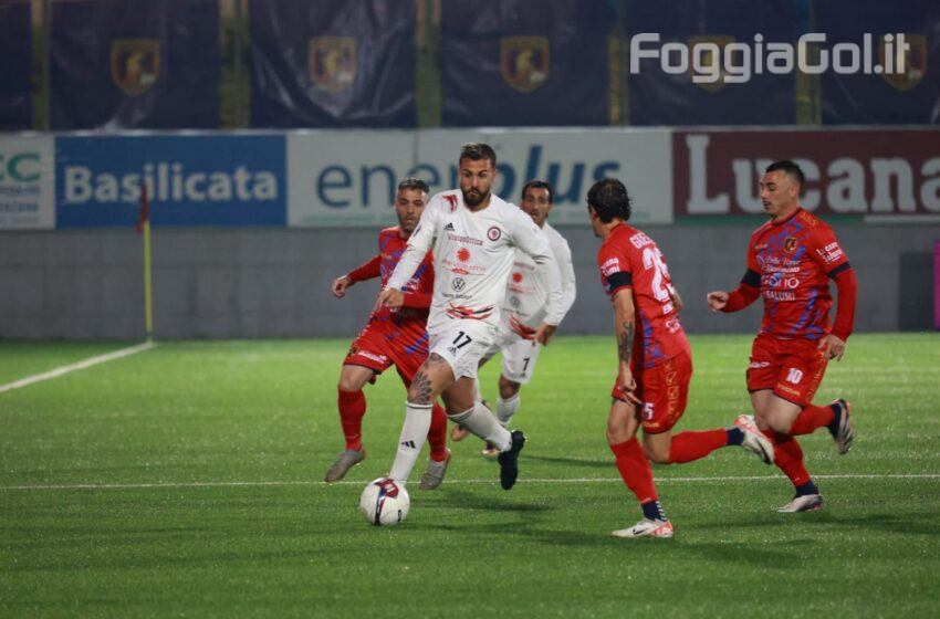  Il Foggia pareggia a Picerno ma non basta per evitare i playout