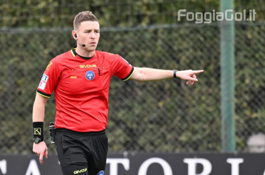  Foggia-Casertana affidata a Giuseppe Vingo