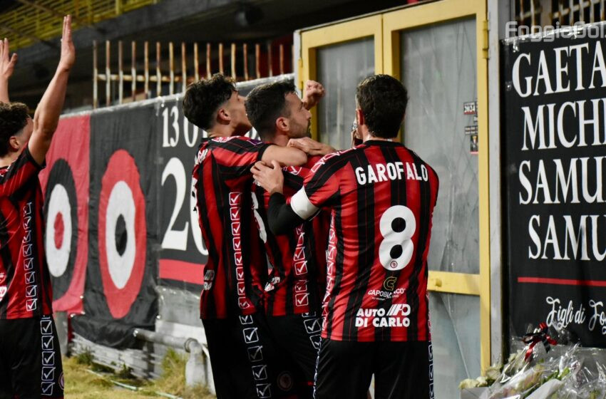  Foggia di carattere: Giugliano battuto 2-1 allo Zaccheria, Petermann trascina i rossoneri