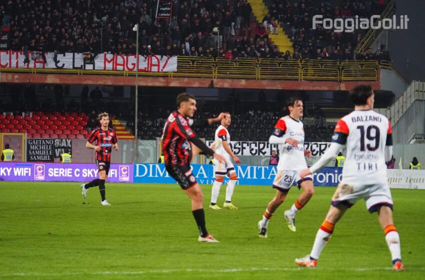  Foggia-Potenza 0-1. Con i lucani arriva la nona sconfitta consecutiva