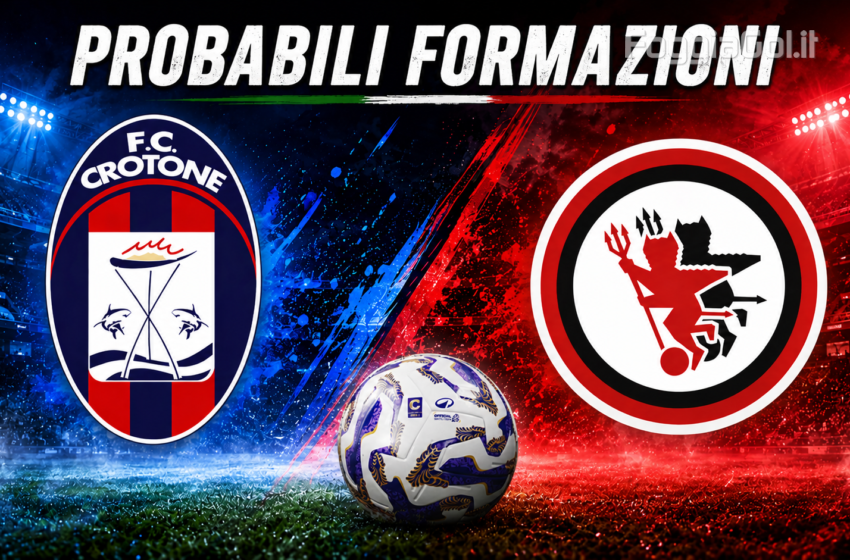  Le probabili formazioni di Crotone-Foggia