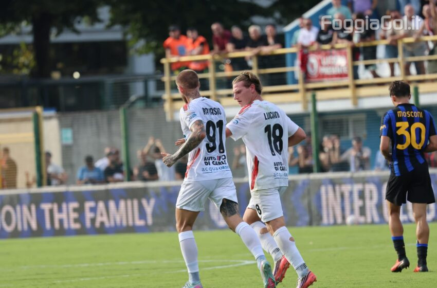  Inter U23-Foggia 3-2. Il Foggia riesce a farsi male da solo